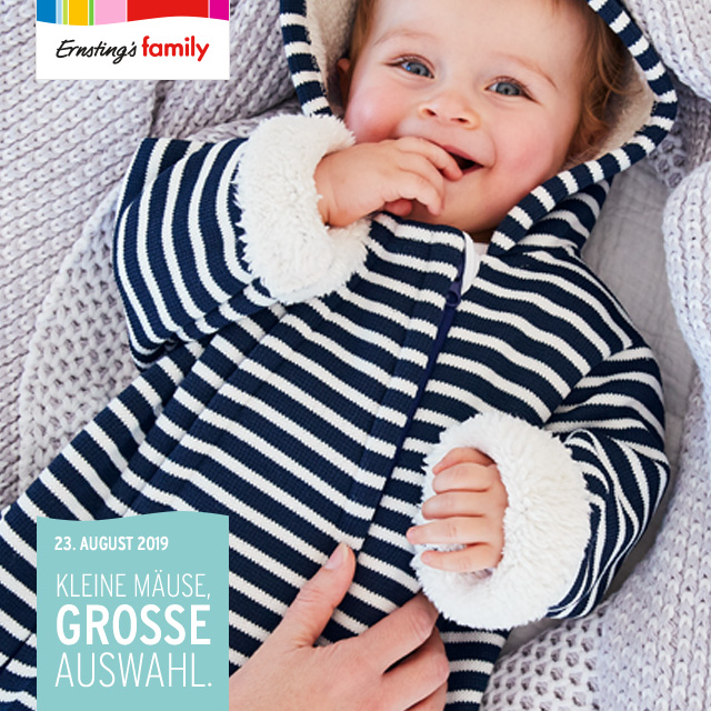 Ernsting’s family BabyKollektion ZiB Shopping Erlebnis